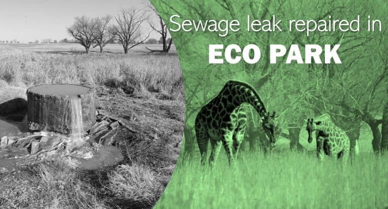 AfriForum welcomes repair of sewage leak in Eco Park after months of delay