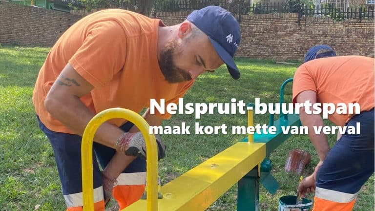 AfriForum se Nelspruit-buurtspan maak só korte mette met vullis en verval