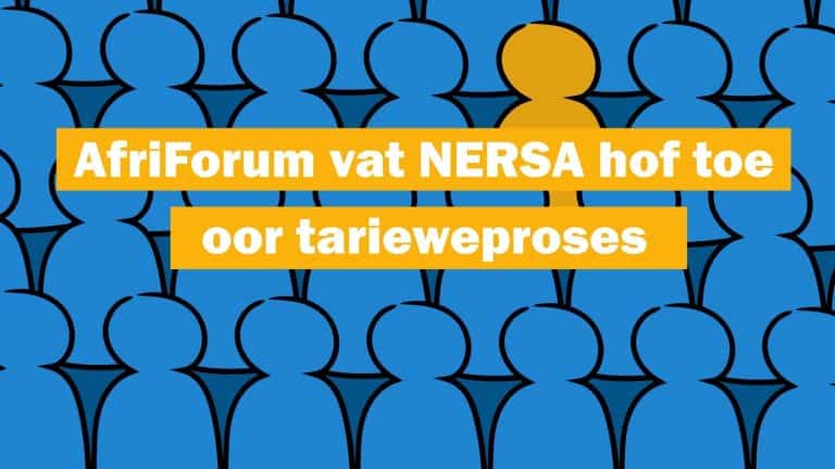AfriForum vs NERSA = 25%-kragverhoging.